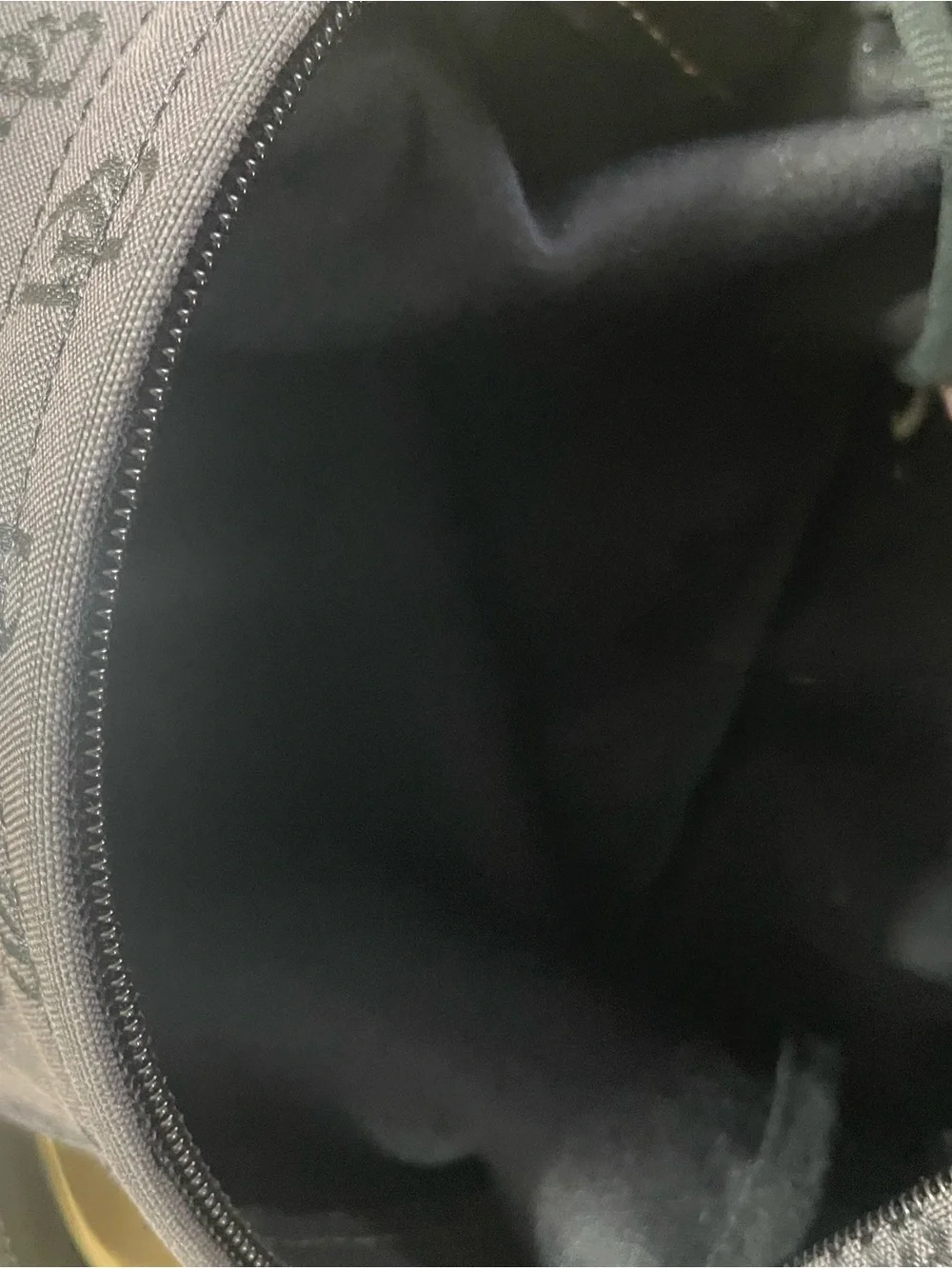 Dooney & Bourke Black Monogram Shoulder Bag with Black Strap